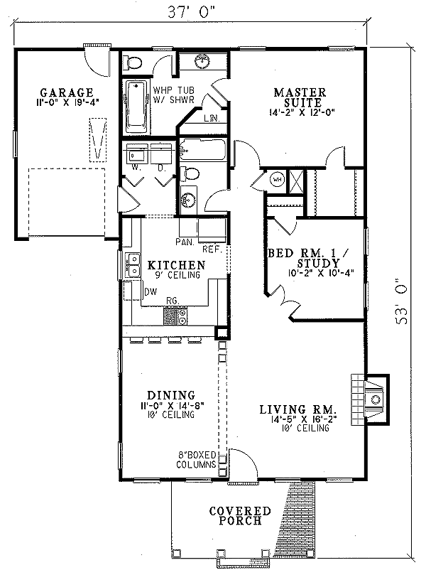 main floor house blueprint