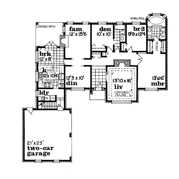 main floor house blueprint