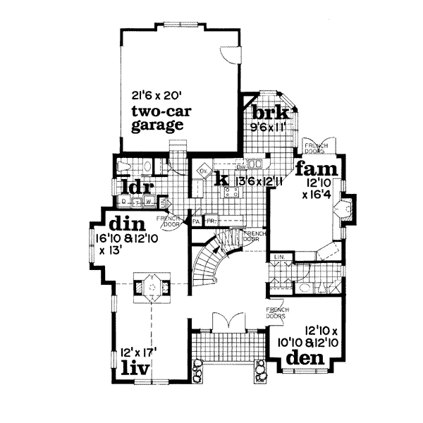 main floor house blueprint