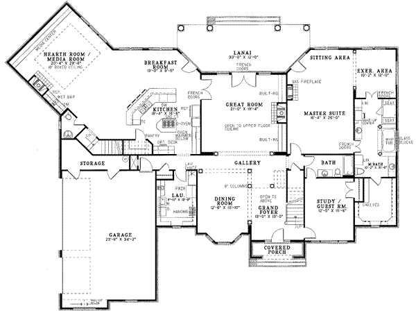 main floor house blueprint