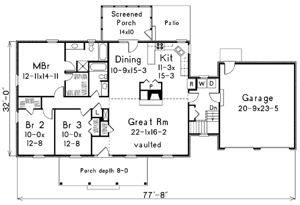 main floor house blueprint