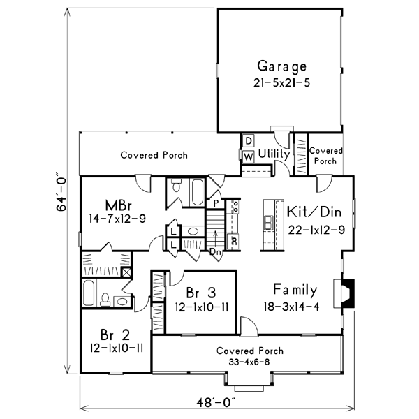 main floor house blueprint