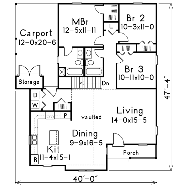 main floor house blueprint
