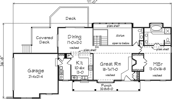 main floor house blueprint