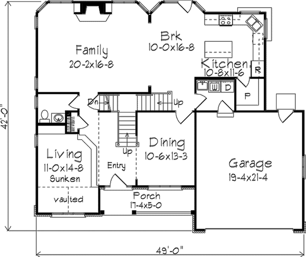 main floor house blueprint
