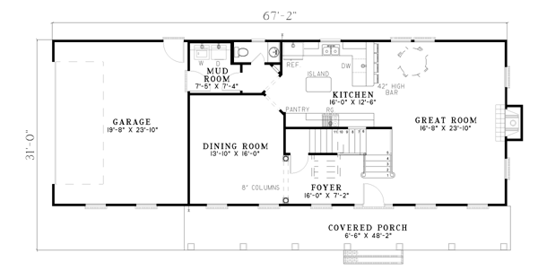 main floor house blueprint