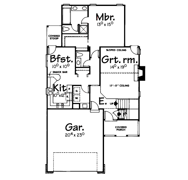 main floor house blueprint