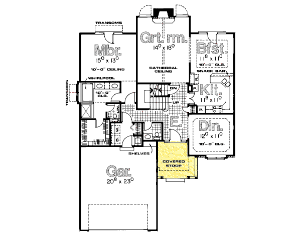 main floor house blueprint