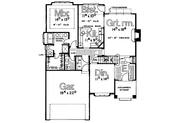main floor house blueprint