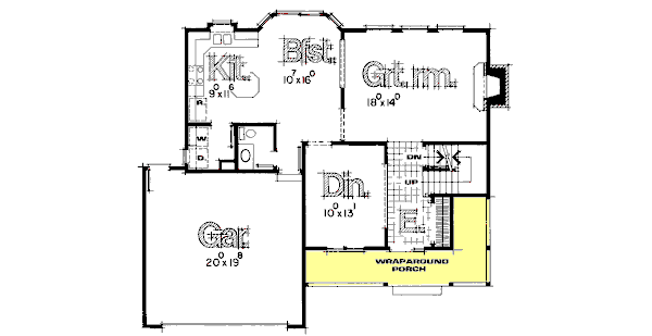 main floor house blueprint