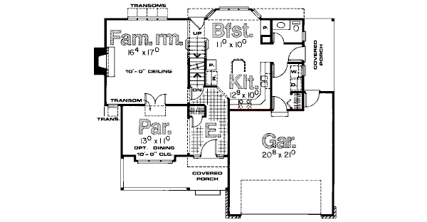 main floor house blueprint