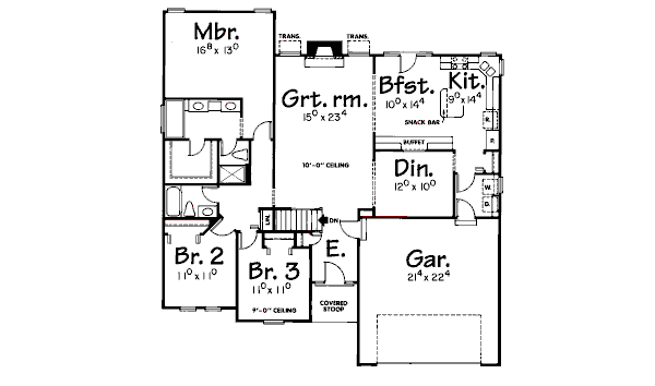 main floor house blueprint