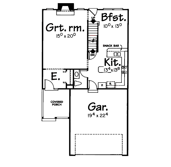 main floor house blueprint