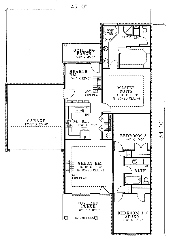 main floor house blueprint
