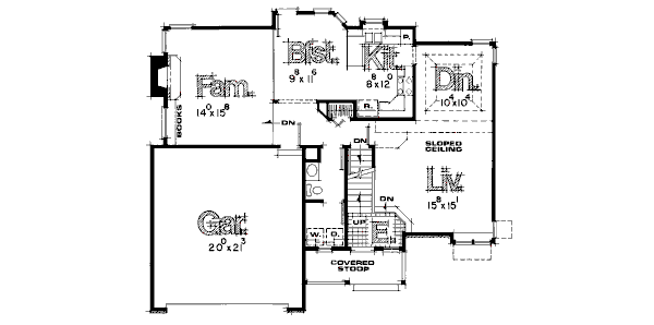main floor house blueprint