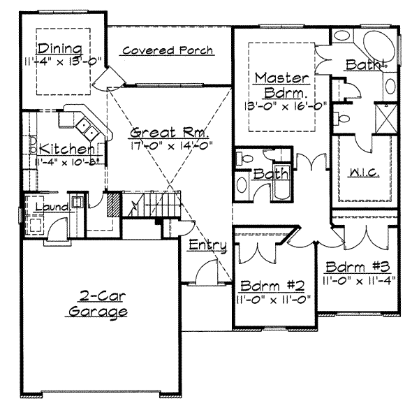 main floor house blueprint