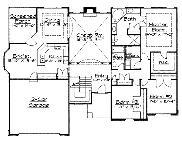 main floor house blueprint