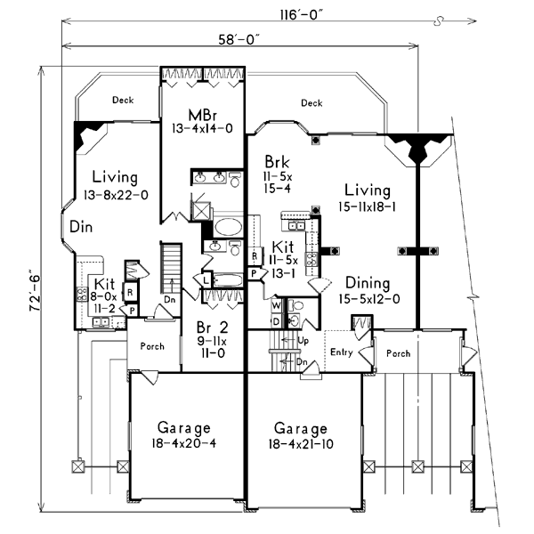 main floor house blueprint