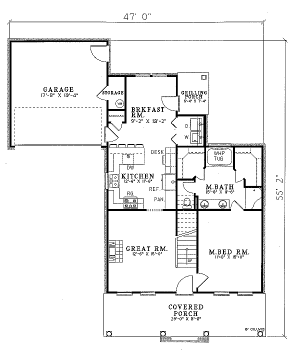 main floor house blueprint