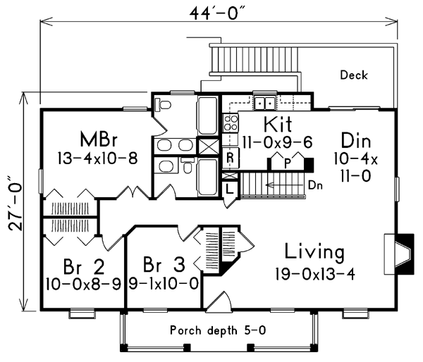 main floor house blueprint