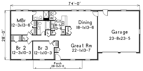 main floor house blueprint