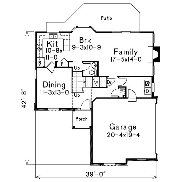 main floor house blueprint