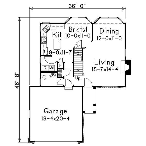 main floor house blueprint