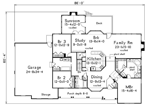 main floor house blueprint