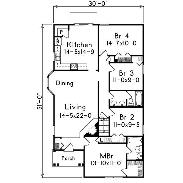 main floor house blueprint