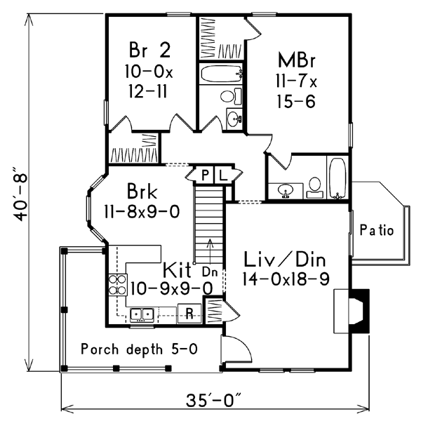main floor house blueprint