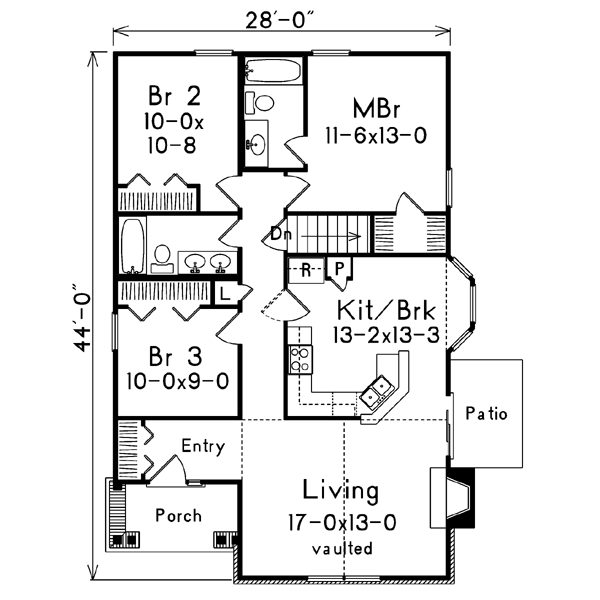 main floor house blueprint