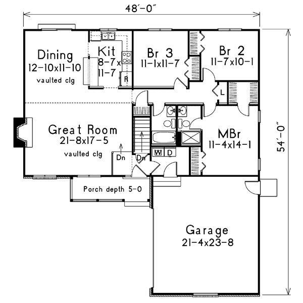 main floor house blueprint