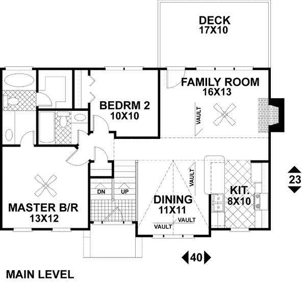 main floor house blueprint