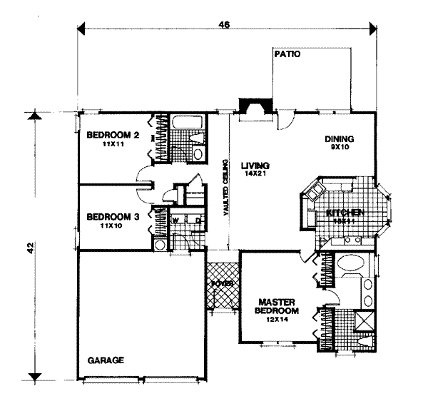 main floor house blueprint