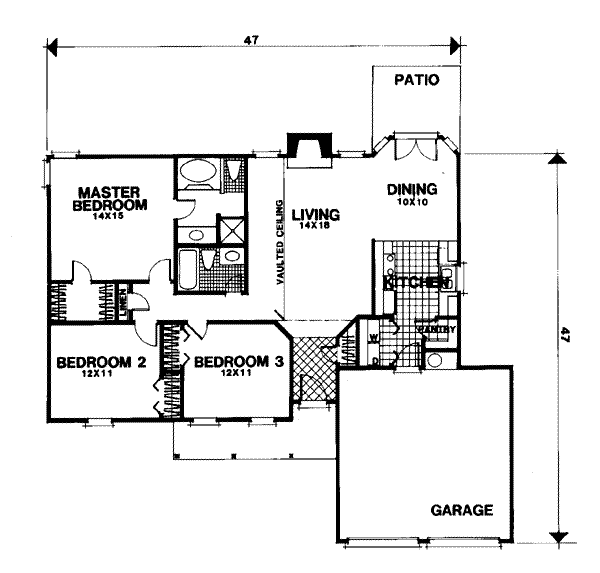 main floor house blueprint