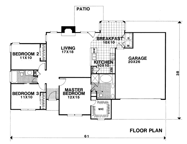 main floor house blueprint
