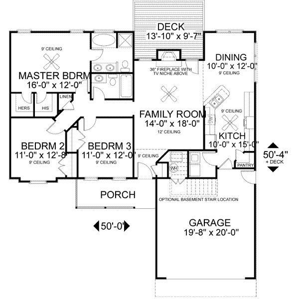 main floor house blueprint