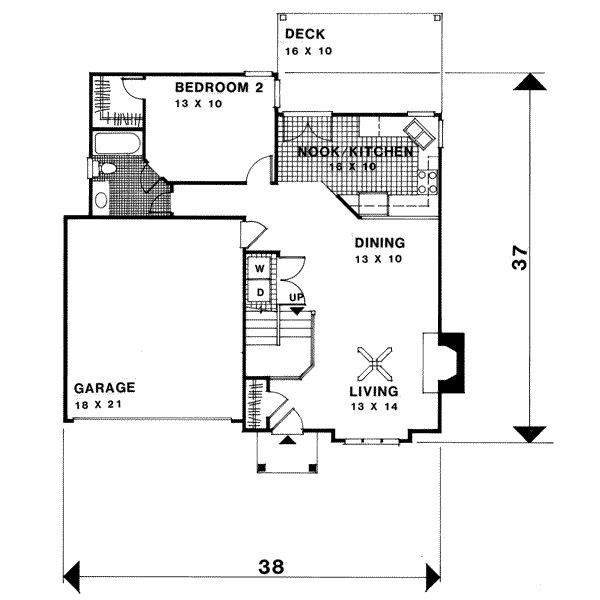main floor house blueprint