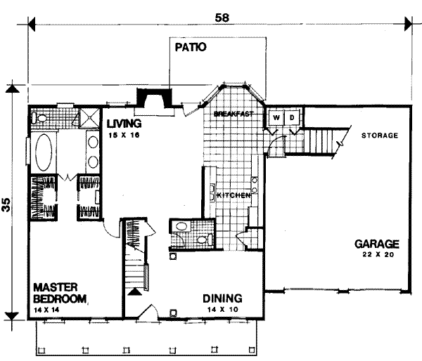 main floor house blueprint