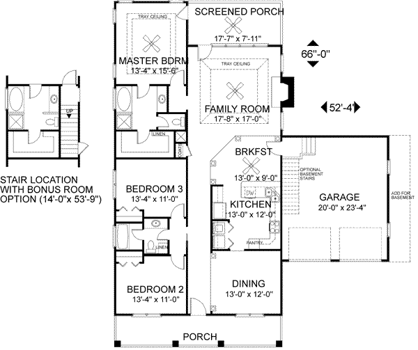 main floor house blueprint
