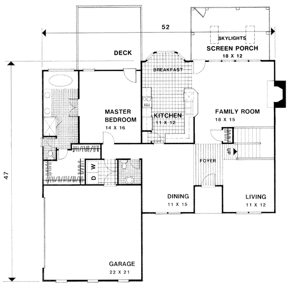main floor house blueprint