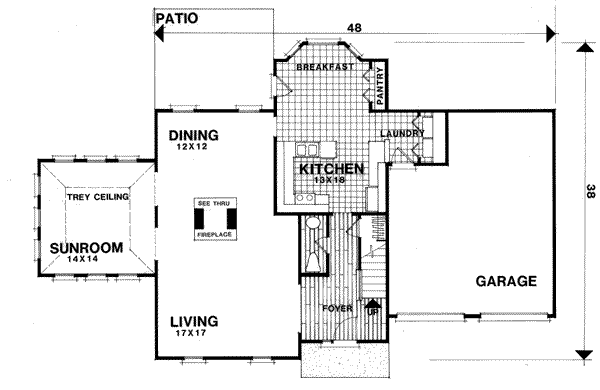 main floor house blueprint