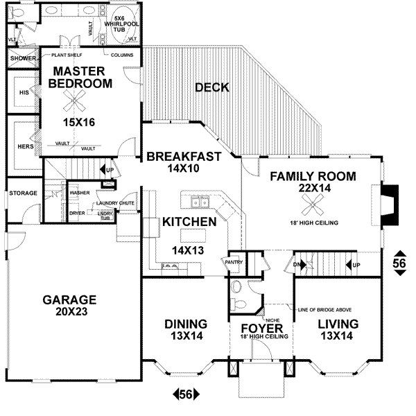 main floor house blueprint