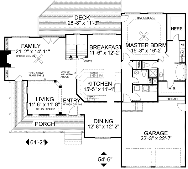 main floor house blueprint