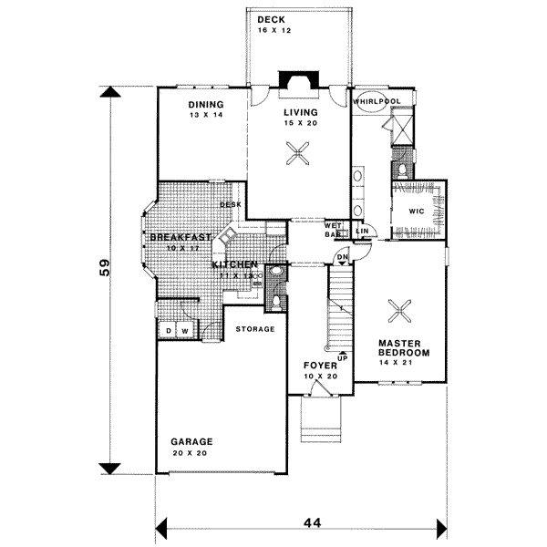 main floor house blueprint