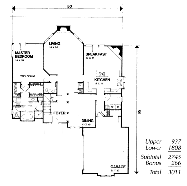 main floor house blueprint