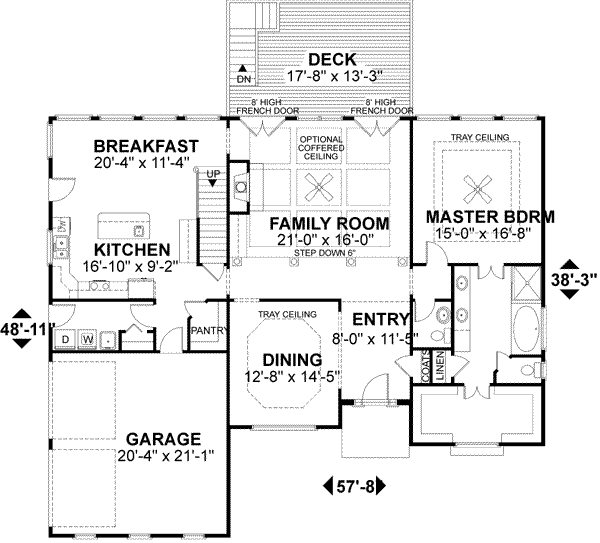 main floor house blueprint