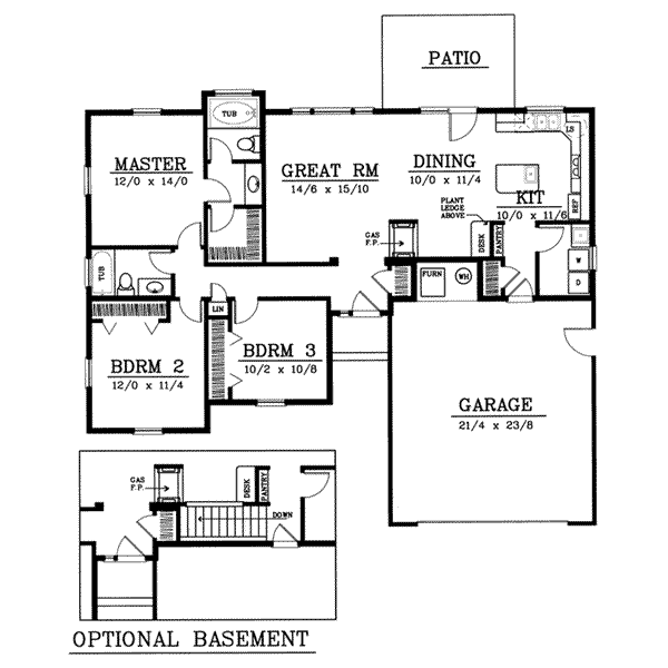 main floor house blueprint