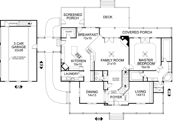 main floor house blueprint