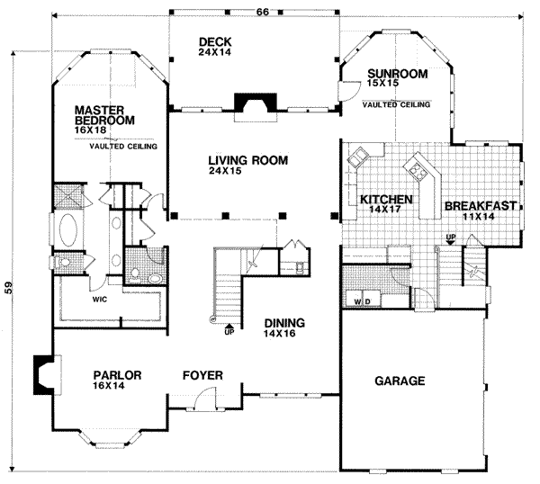 main floor house blueprint